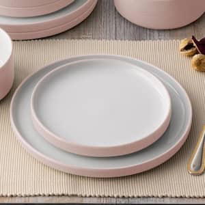Colortex Stone Blush 7.5 in. Porcelain Salad Plates, (Set of 4)