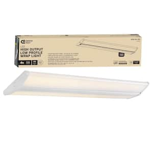 4 ft. 400-Watt Equivalent 7500 Lumens Integrated LED White Shop Light Garage Light Dimmable 4000K Bright White