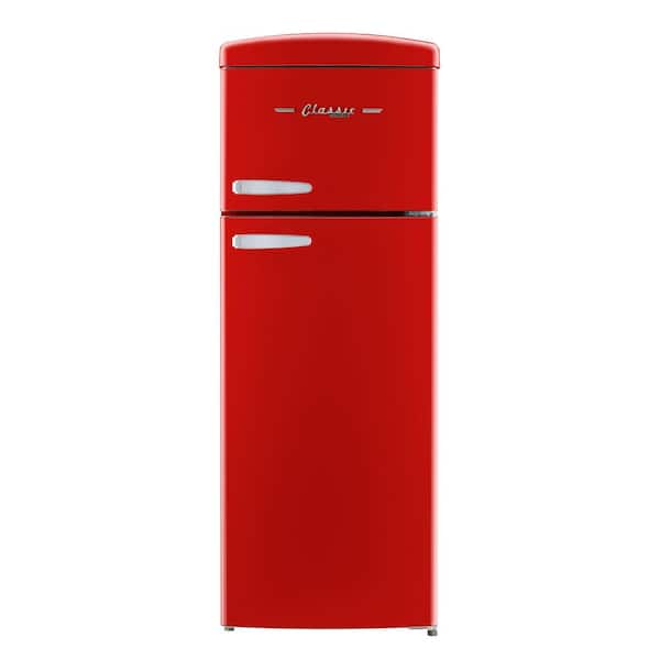 Frigidaire 7.2 cu. ft. Retro Top Freezer Refrigerator in Red with