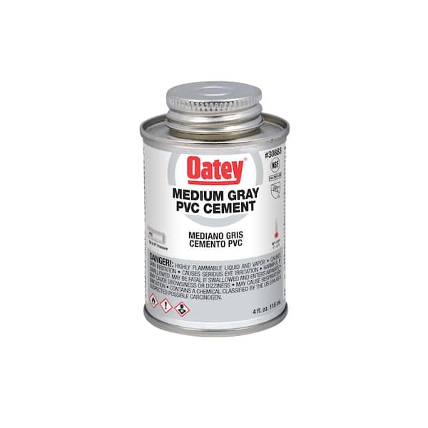 Oatey 4 oz. Medium Gray PVC Cement