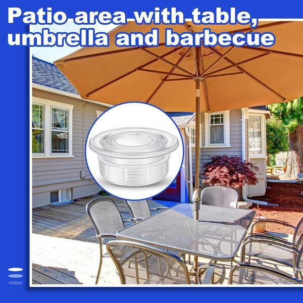 accessories for umbrella hole in patio table 2" Ring and Cap 2 Pack and poolside tables Classic Accessories Ravenna Round Patio