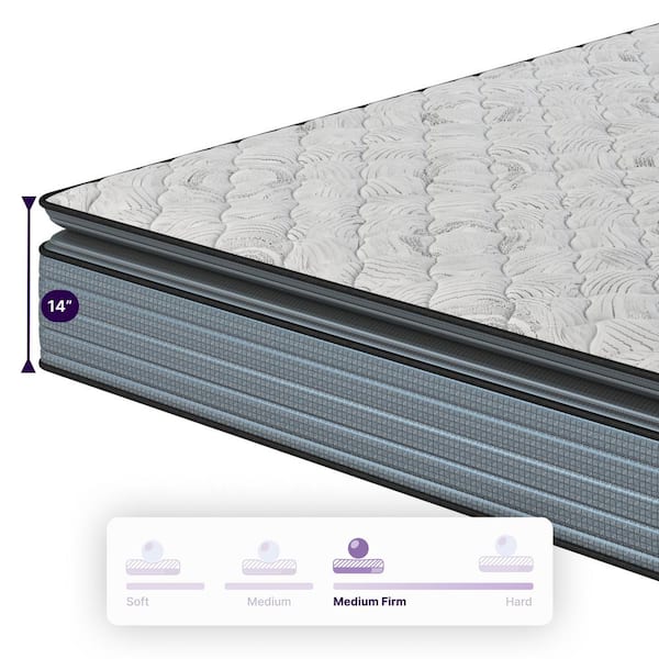 NapQueen Isabella Queen Medium Hybrid 14 in. Mattress NQIS14QQ