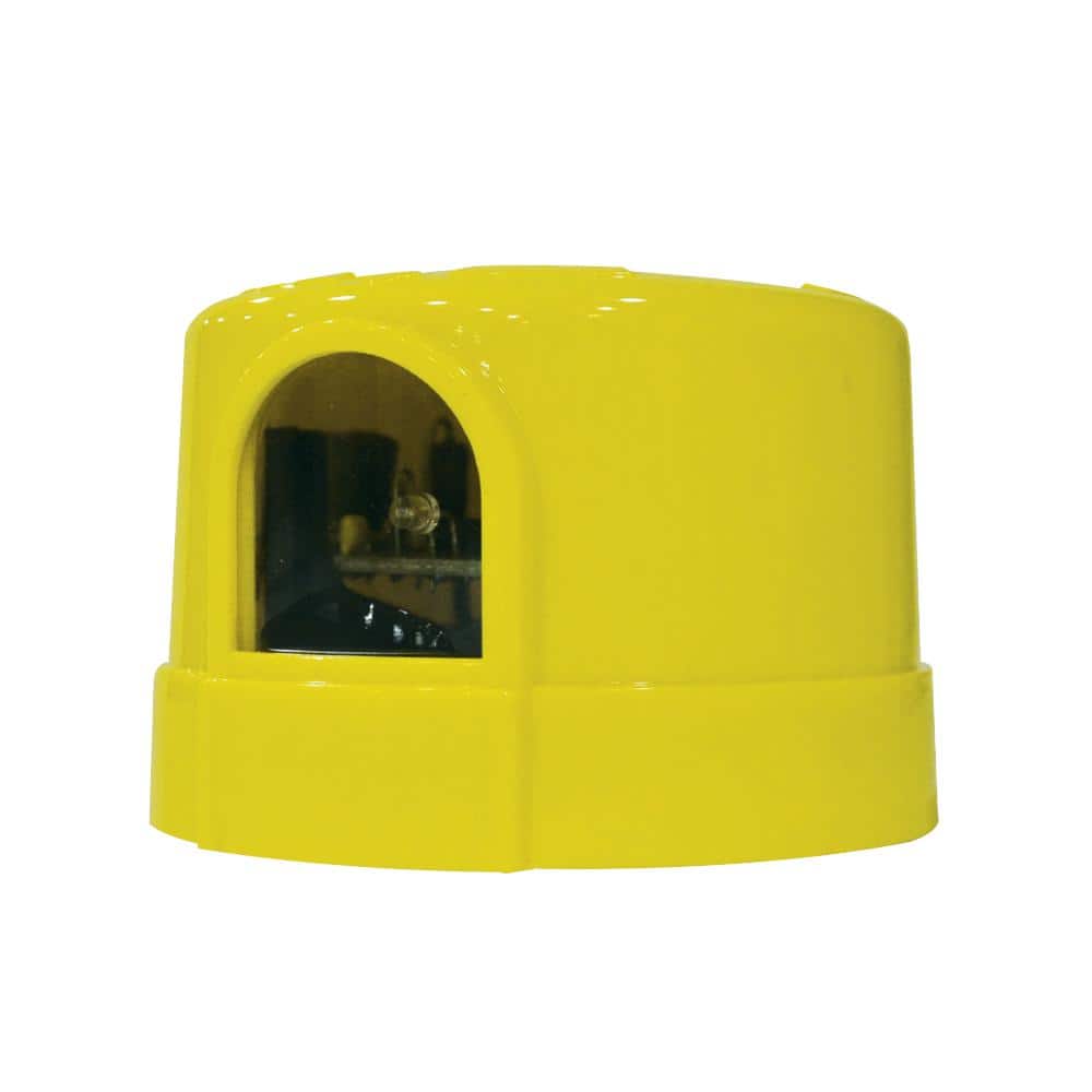 Yellow Polycarbonate Outdoor Turn-Lock Photocontrol
