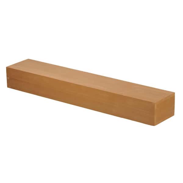 60 in. W x 9 in. D Brown Decorative Wall Shelf,Floating Fireplace