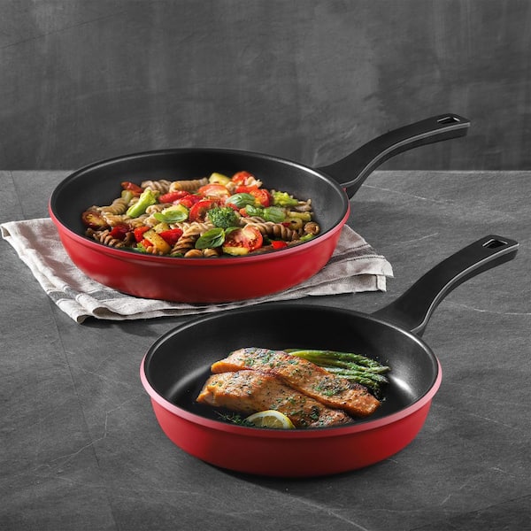 MasterChef 7 Piece Cookware Set, 2 Sauce Pans with 2 Lids and 3 Frying Pans  