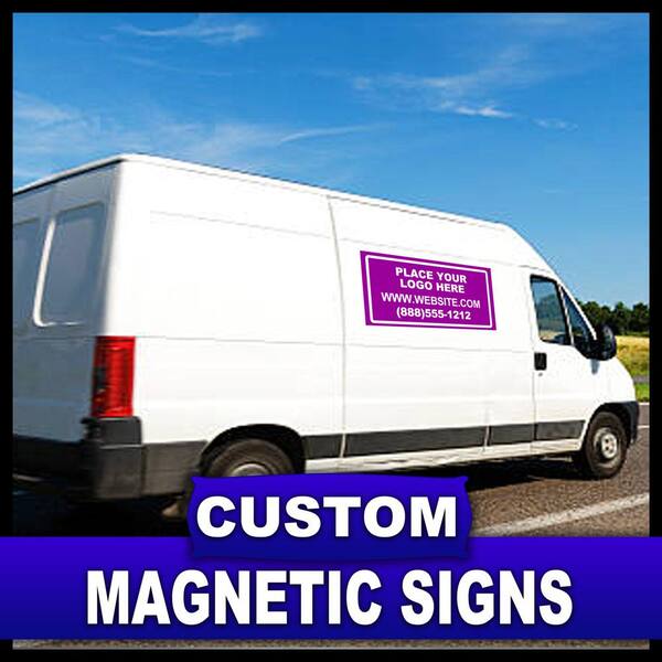 custom magnetic signs for vans