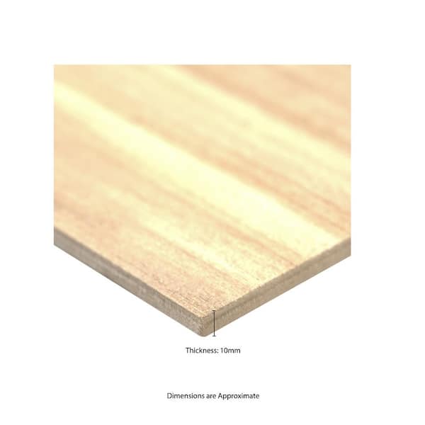 Lanikai Driftwood 8 in. x 36 in. Matte Porcelain Wood Look Floor and Wall Tile (14 sq. ft./Case)