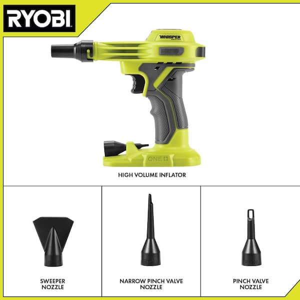 RYOBI ONE+ 18V Cordless High Volume Inflator with Cordless