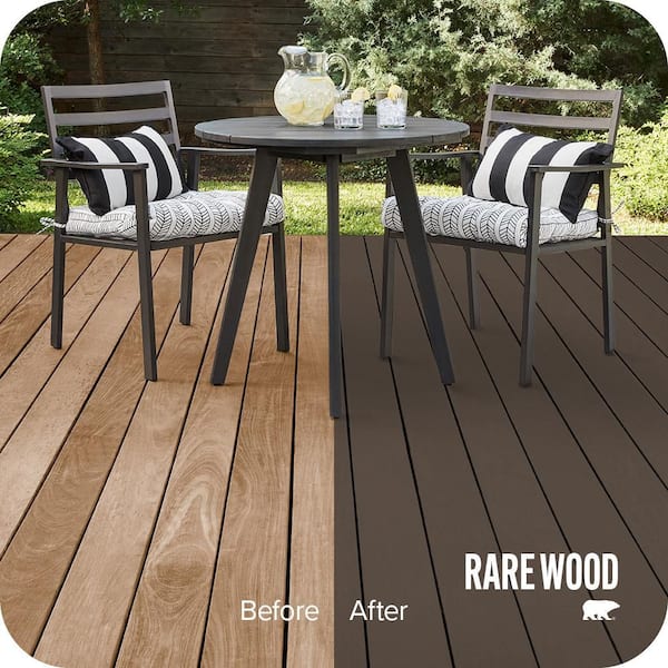 8 oz. #MQ2-39 Rare Wood Solid Color Waterproofing Exterior Wood Stain and Sealer Sample