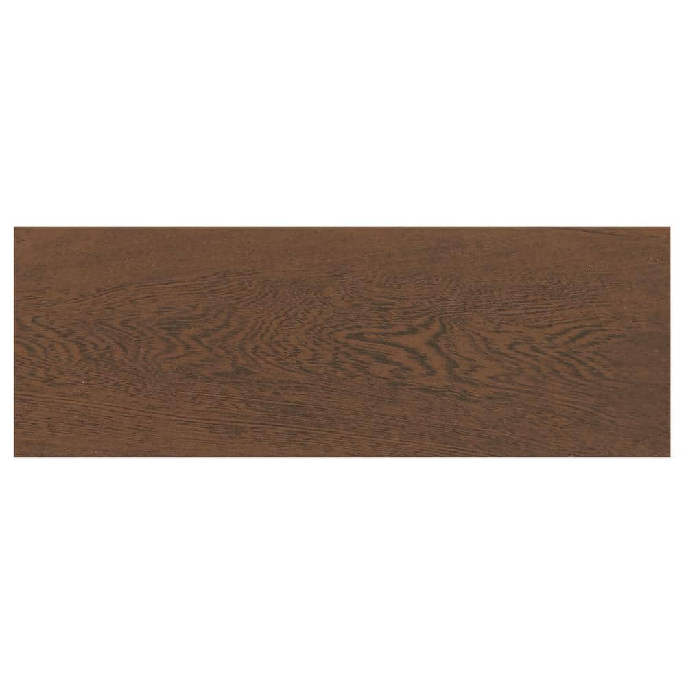 Take Home Tile Sample - Glenwood 20 in. x 7 in. Cherry Ceramic Floor and Wall Tile -  TrafficMaster, GW08720SAM1P2