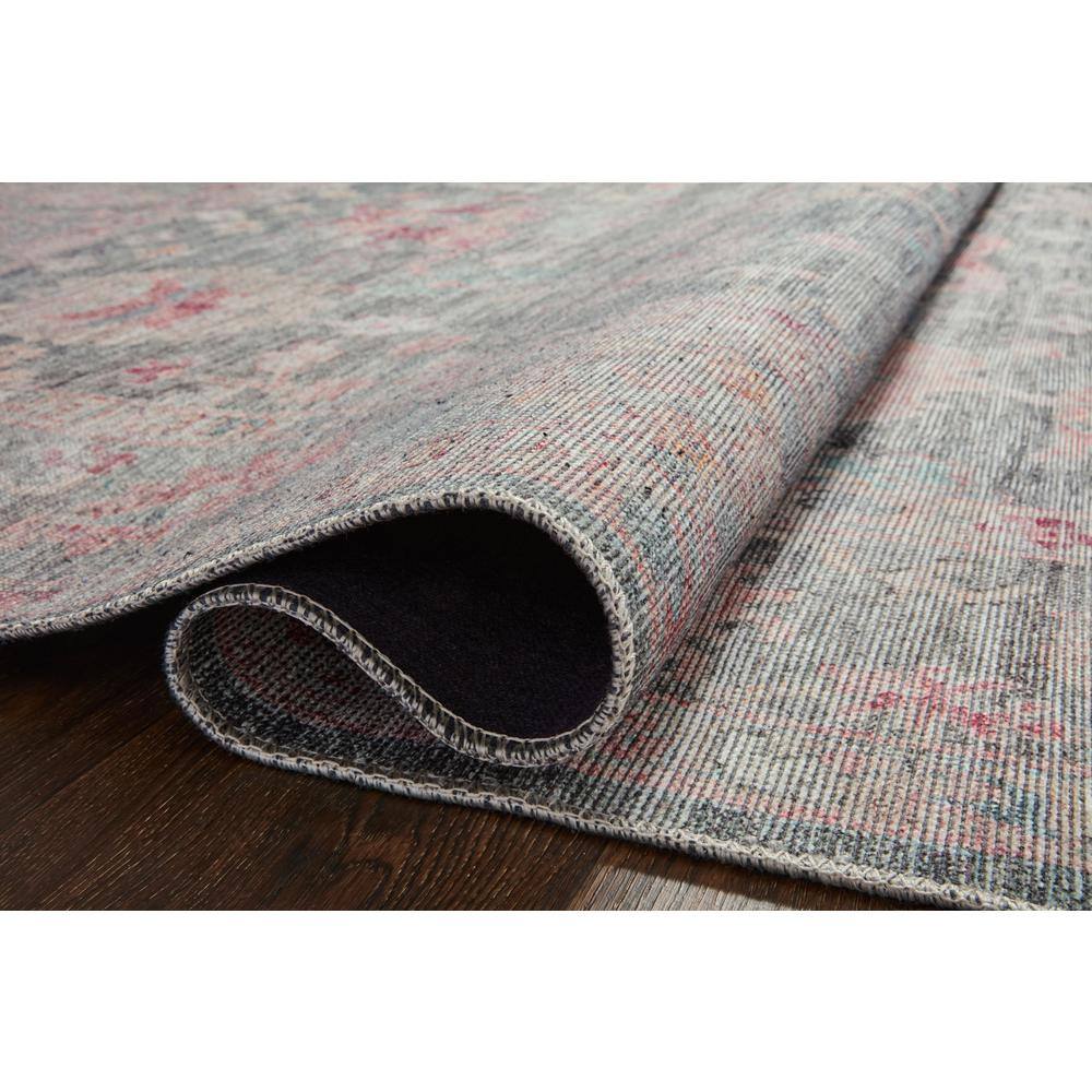 Elysium Graphite Oriental Runner Rug, 2'6" x 9'6", Polyester