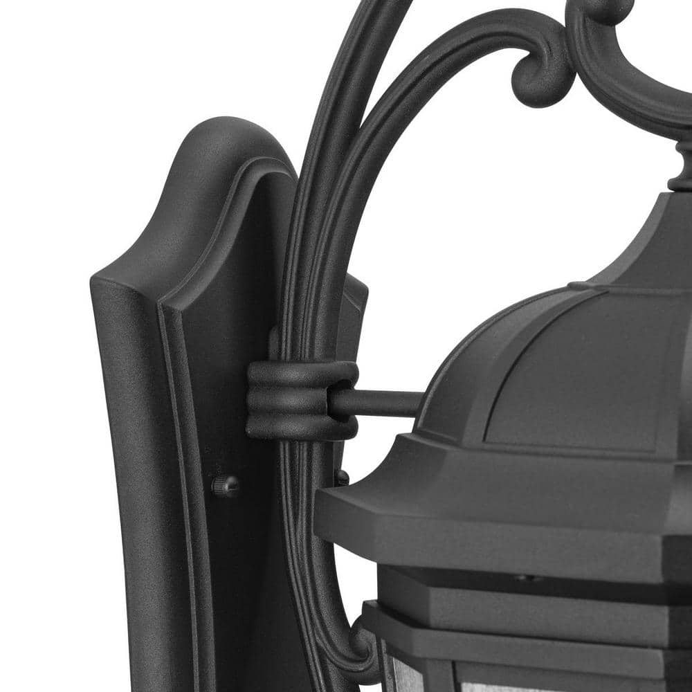 Verdae Black and Bronze 30.5" Outdoor Wall Lantern Sconce