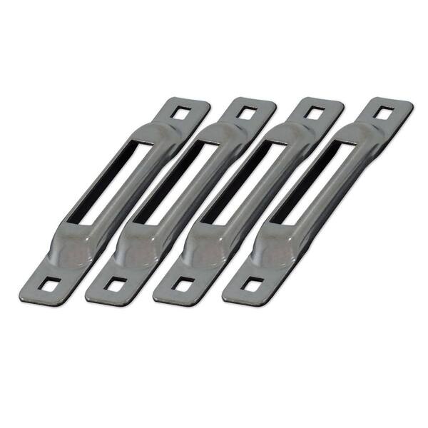 SNAPLOCS Black 4 Pack with Fasteners E-Track Single Strap Anchors SNAPLOCS Black 4 Pack with Fasteners E-Track Single Strap Anchors