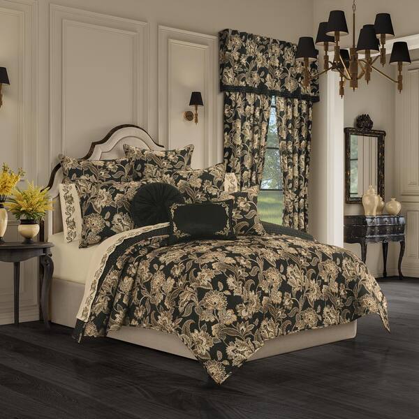 Montecito Black Polyester Full/Queen 3Pc. Quilt Set 2768045FQQLS - The ...