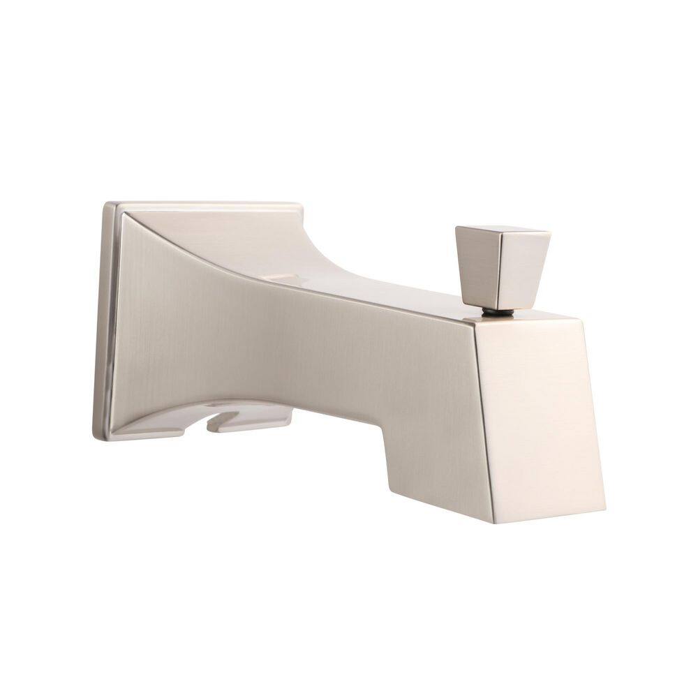 Tub Spout with Diverter 6 in. Square Bathtub Faucet with Decorative Brushed Nickel Finish price history on PriceWatchPro