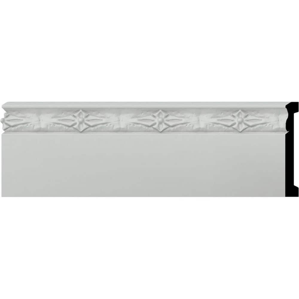 SAMPLE - 5/8 in. x 4 in. x 12 in. Urethane Sussex Baseboard Moulding price history on PriceWatchPro