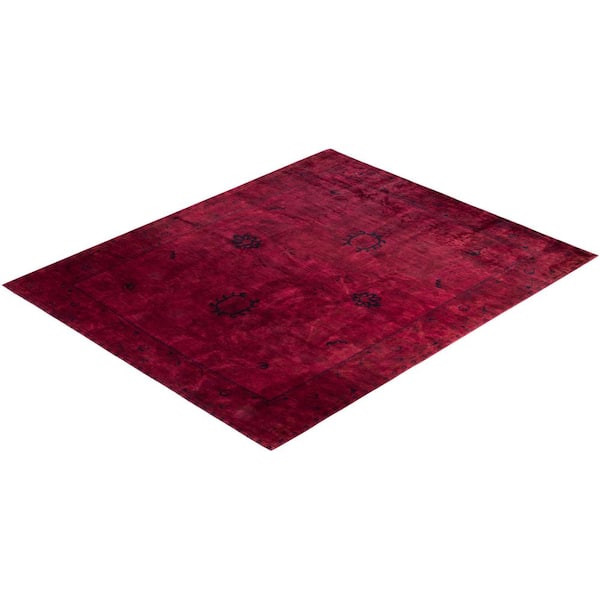 Vibrance One-of-a-Kind Purple - 14 ft. 6 in. x 12 ft. 1 in. Handmade Area Rug