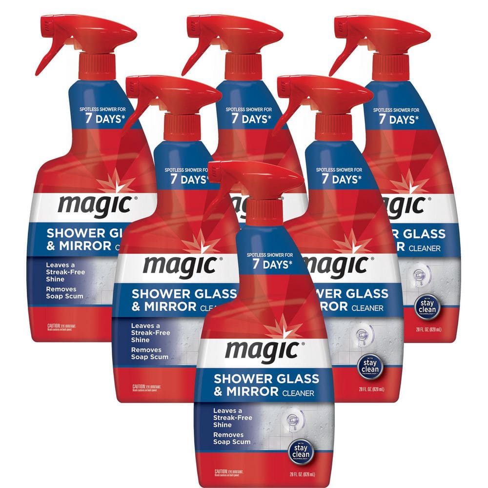 Reviews for Magic 28 oz. Glass Cleaner Spray for Shower and Mirror
