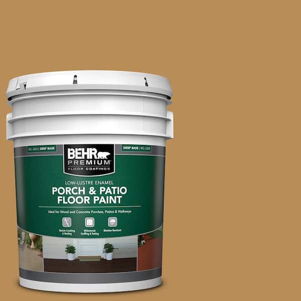 BEHR PREMIUM 5 gal. #PFC-30 Clay Terrace Low-Lustre Enamel Interior/Exterior Porch and Patio Floor Paint