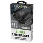 CHARGEWORX 6 in 1-Car Charger CHA-CX2111BK - The Home Depot