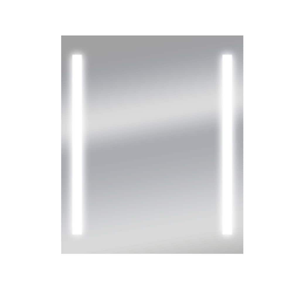 Catella 30 in. x 36 in. LED Backlit Vanity Bathroom LED Mirror with Touch O