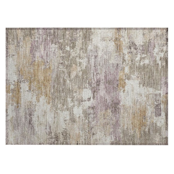 Chantille Machine Washable Indoor/Outdoor Abstract ACN2812 Taupe 2 ft. x 3 ft. Accent Rug