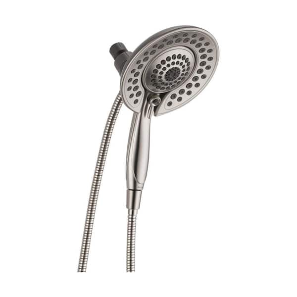 Delta In2ition 5-Spray Wall Mount Fixed and Handheld Shower Head 1.75 GPM in Stainless