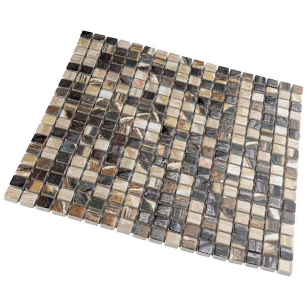 Rustica Mini Highlands 12 in. x 12 in. Porcelain Mosaic Tile (1.0 sq.  ft./Each)