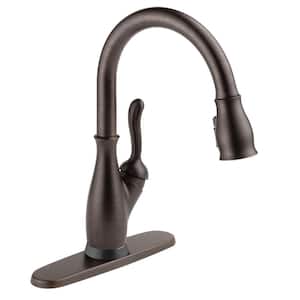 Leland Touch Single-Handle Pull-Down Sprayer Kitchen Faucet (Google Assistant, Alexa Compatible) in Venetian Bronze