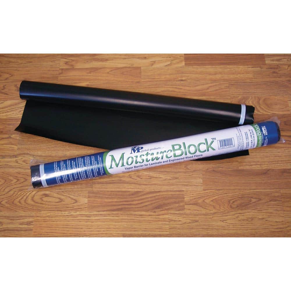 Black 30" x 40' Waterproofing Underlayment Film