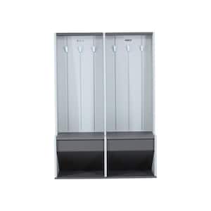 5 ft. x 1.5 ft. x 3.75 ft. Home and Garage Storage Locker System in Gray