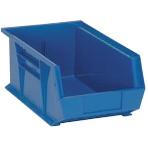 Ultra Series 6.33 qt. Stack and Hang Bin in Blue (12-Pack)
