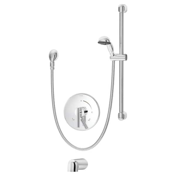 Symmons Dia Single-Handle 1-Spray Tub and Shower Faucet in Chrome (Valve Included)