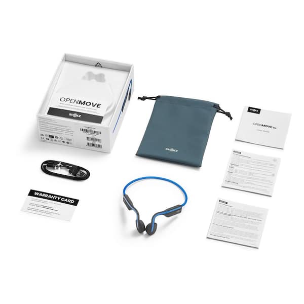 SHOKZ OpenMove Bone-Conduction Open-Ear Lifestyle Headphones with