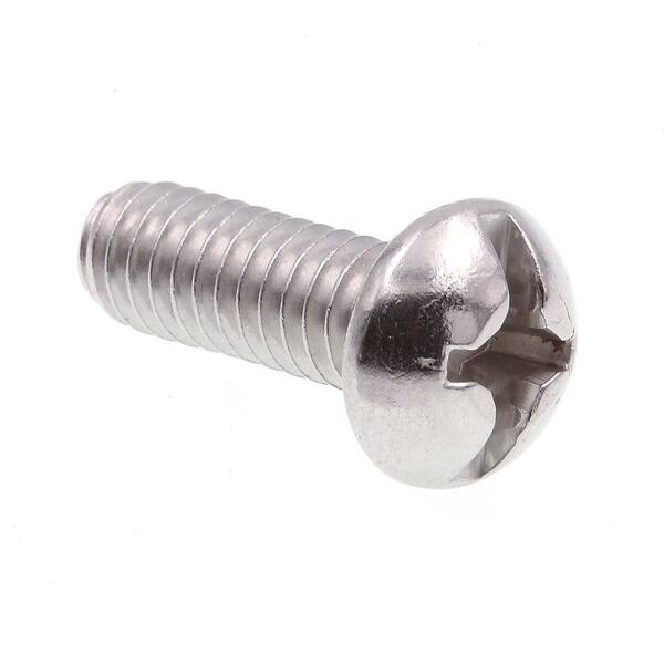 12-24 x 5/8" Flat Head Slotted Machine Screws Stainless Steel 18-8 Qty 100 