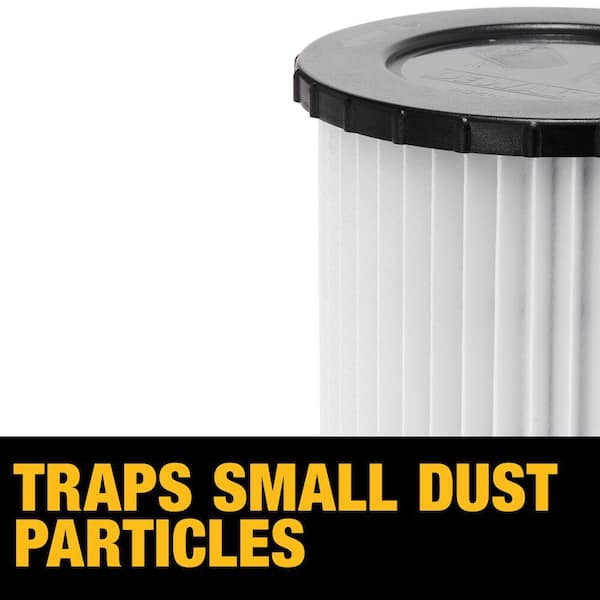 DEWALT HEPA Ersatzfilter DXVC6914 – Für Nass-/Trockensauger, Waschbar, Hochleistungsfähig
