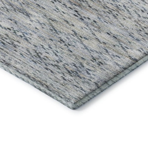 Mayfield Premium Machine Washable Abstract AMF2150 Linen 8 ft. x 10 ft. Area Rug