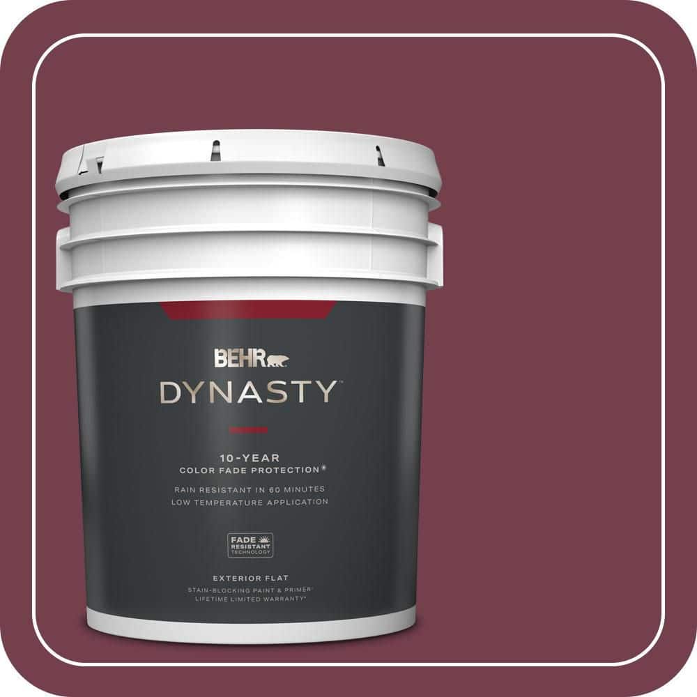 5 gal. #T11-4 Blood Rose Flat Exterior Stain-Blocking Paint & Primer price history on PriceWatchPro