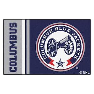 NHL - Columbus Blue Jackets Blue 2 ft. x 3 ft. Indoor Area Rug