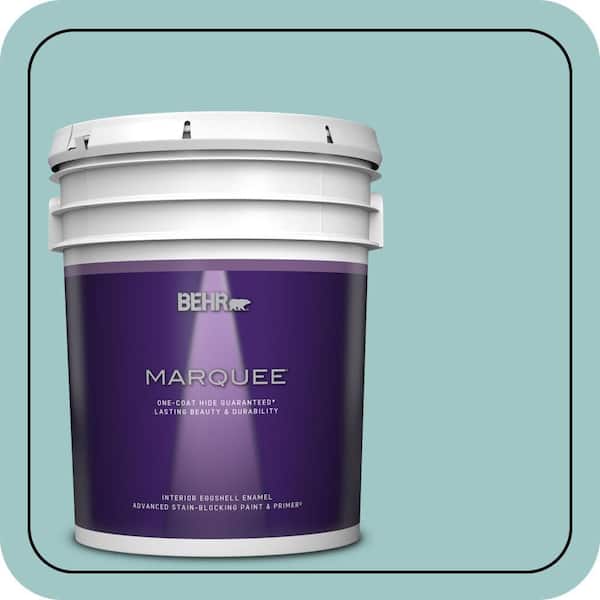 BEHR MARQUEE 5 gal. Home Decorators Collection #HDC-SP16-08 Blue Bell Eggshell Enamel Interior Paint & Primer