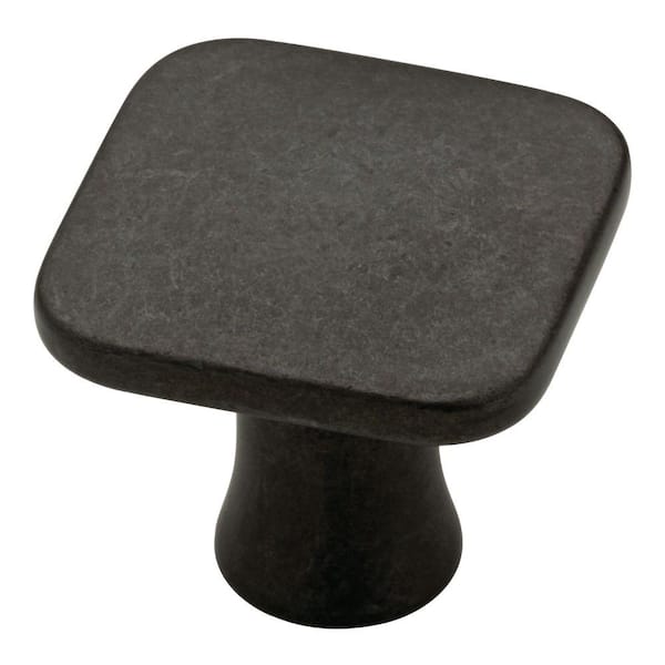 Liberty Lindley 1-3/16 in. (31 mm) Soft Iron Square Cabinet Knob