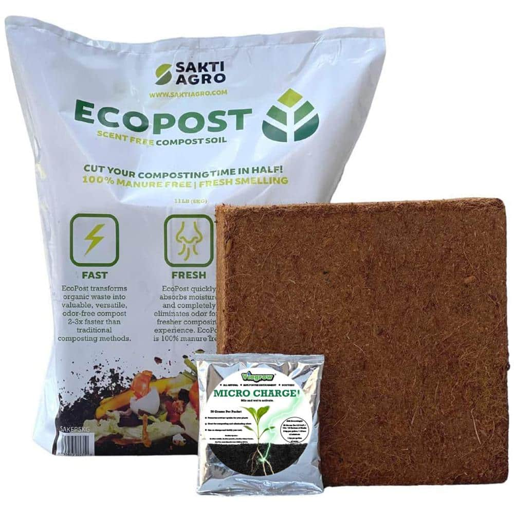 Viagrow 2.8 cu. ft. Sakti Agro EcoPost Compost Soil Scent Free