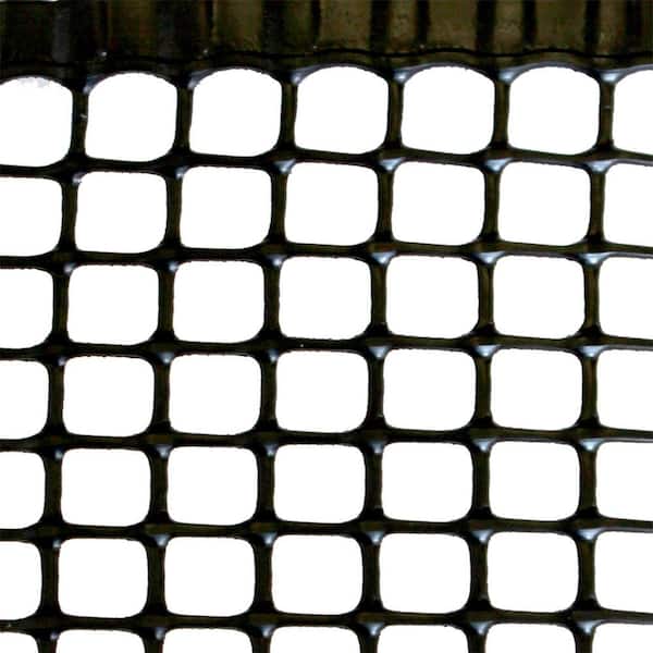 Black Plastic Hardware Net 3 ft. x 15 ft. & Mesh 0.5 x 0.5