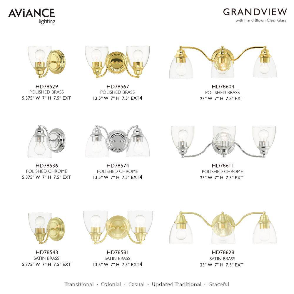 Montgomery Polished Chrome 7'' Transitional Vanity Sconce