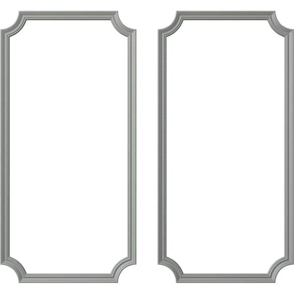 Ekena Millwork 13.35 Sq. Ft. Unfinished Polyurethane Panel Moulding Kit (Double Panel)