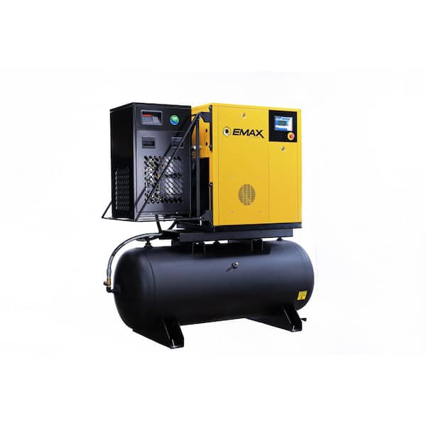 Premium Series 120 Gal. 10 HP 230-Volt 3-Phase Electric Variable Speed Rotary Screw Air Compressor W/Refrigerated Dryer