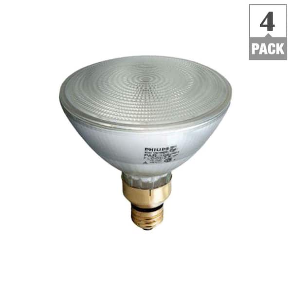 Philips EcoVantage 90-Watt Equivalent PAR38 Halogen Eco-Incandescent Flood Light Bulb Bright White (2900K) (4-Pack)