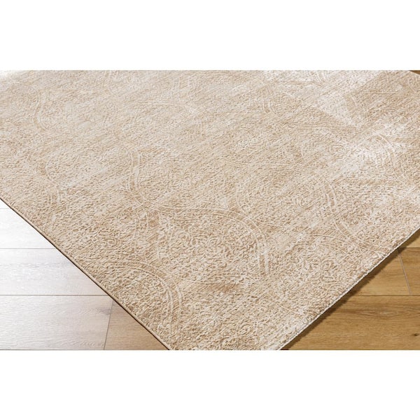 Masterpiece Khaki Traditional 3 ft. x 4 ft. Indoor Area Rug
