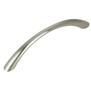 Utopia Collection 3 3/4 in. (96 mm) Brushed Nickel Modern Cabinet Arch Pull (10-Pack)