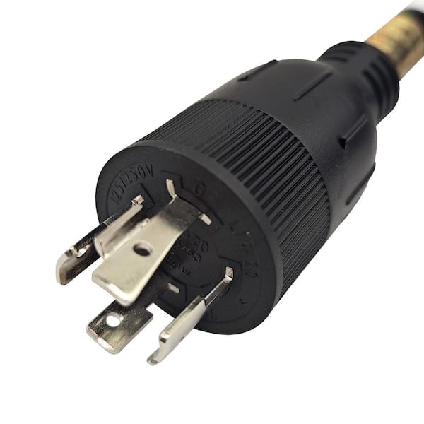 parkworld 10 ft. 10/4 20 Amp 125/240-Volt Twist Lock 4-Prong